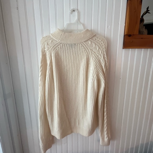 J. Crew wool blend mock neck (L) - Picture 2 of 4